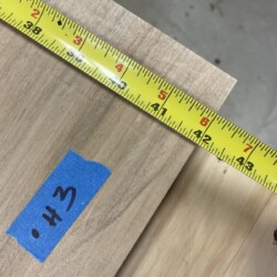 But we nailed the 42" target width!