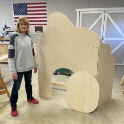 Completed tomb ready for finishing