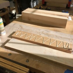 Short stretcher glue ups