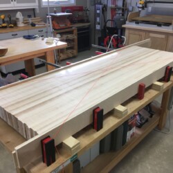 The finished slab with flat and parallel surfaces
