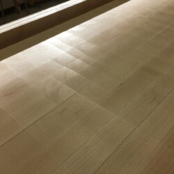 The Amana router bit left a pretty smooth surface