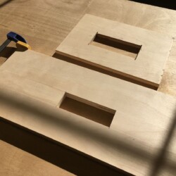 Building a router jig for leg mortises