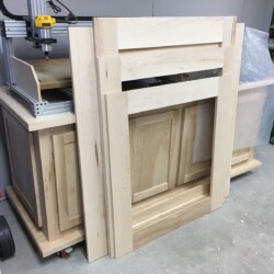 Four Assembled Face Frames