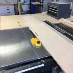 Ripping panels to width
