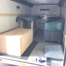 All four components loaded up and ready to be strapped down