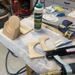 All the components ready to assemble