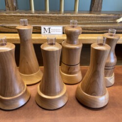 Completed group of Turned Bud Vases
