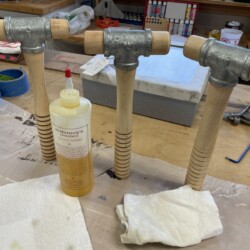 A little walnut oil for the finish