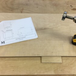 Laying out cable access in the upper and lower carcass backs