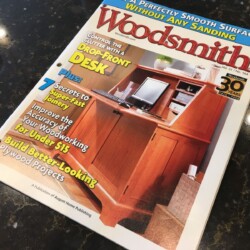 Linda's custom design was adapted from this design in Woodsmith Magazine