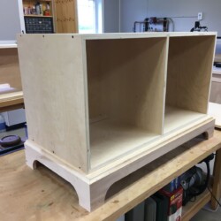 Lower case temporarily set on base