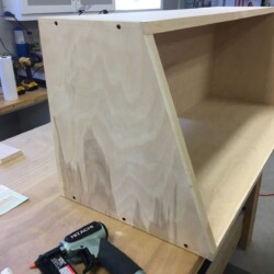 Edging strips attached to upper case with Titebond III glue and 3/4 inch, 22 gauge pin nails