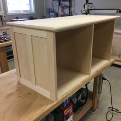 Lower case with bullnosed lower panel