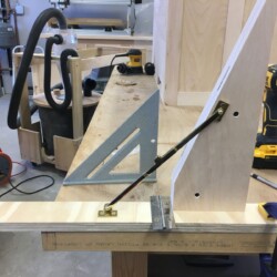 A belt-and-suspenders approach dictated the addition of drop front door stays for additional support