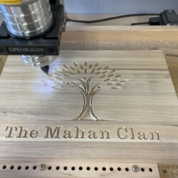 This custom design was created using VCarve Desktop