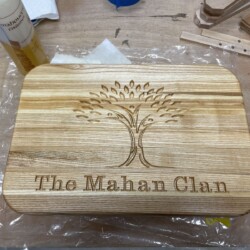 Preserved with two coats of food safe walnut oil