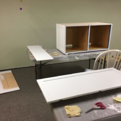Lots of individual components finished and ready for final assembly