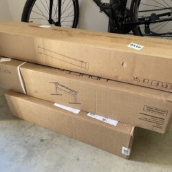The UPLIFT base components arrived in three well packaged boxes