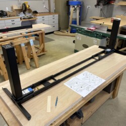 Positioning the base for pre-drilling for fasteners