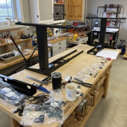 The base components are beefy and arrived well organized