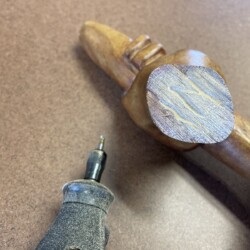 Grooves on the other side of the repair