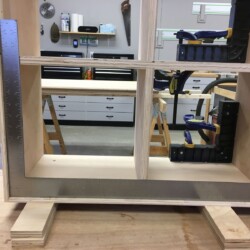 Careful component preparation and right angle jigs make for square assemblies.