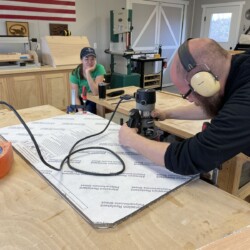 Lots of flush trimming ...