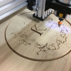 Machining Medallion Artwork