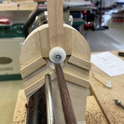 Mini steady rest progress with hardware