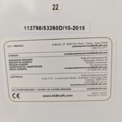 With serial number in hand, we contacted the manufacturer, KidKraft, and found out that they had lots of spare parts available.